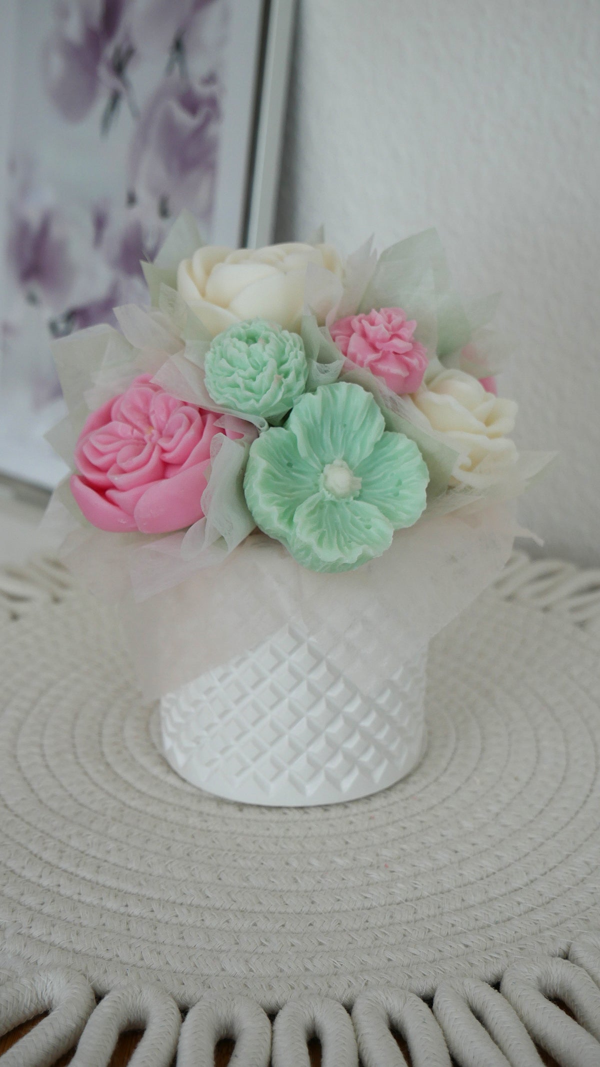 Mint-Rosa Strauß