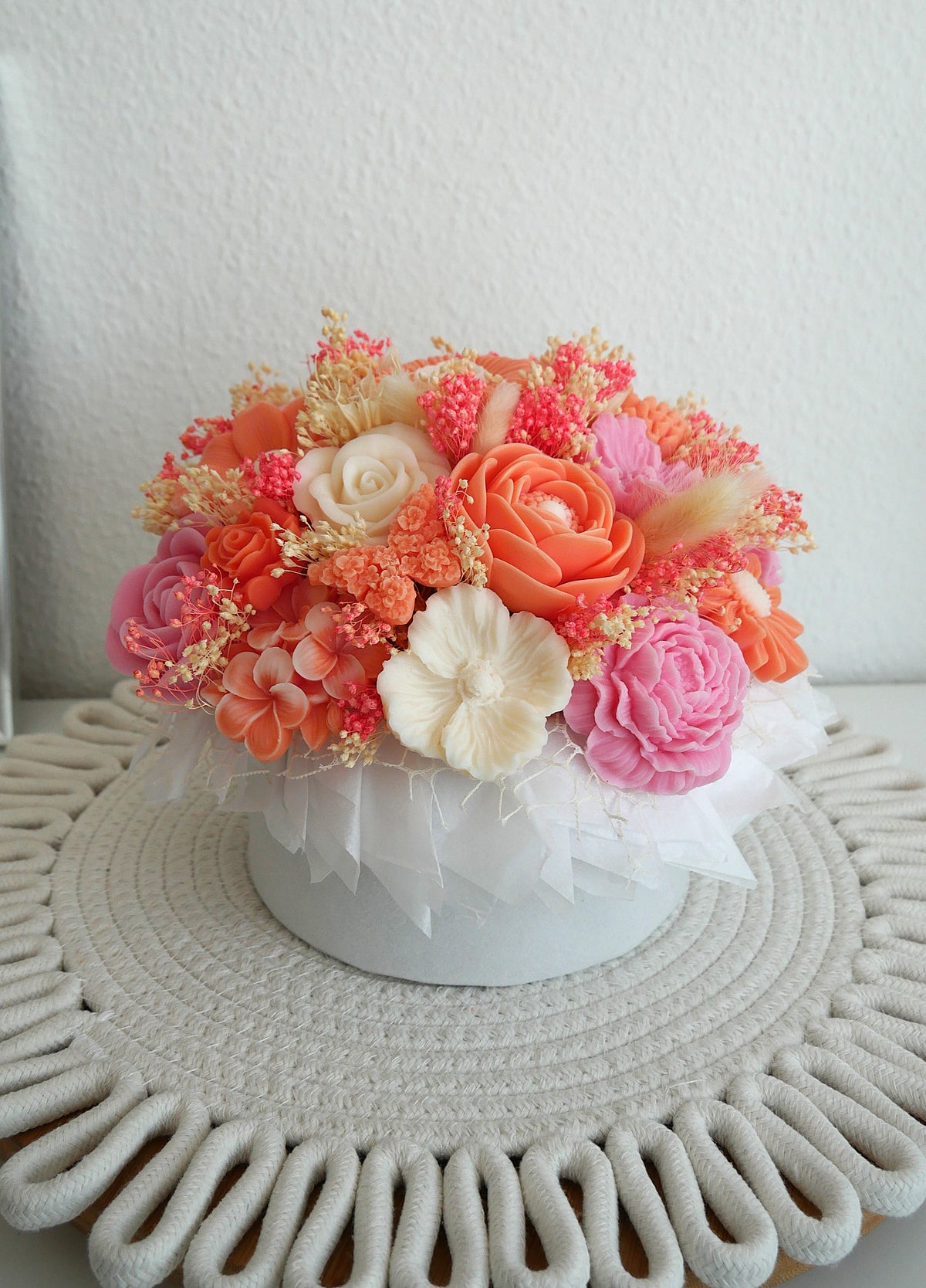 Pink-Orange Strauß